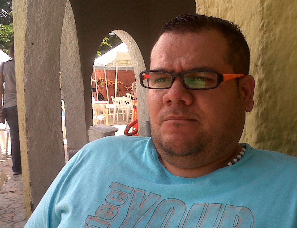 Sammy Steve Banoy, docente del área de Informática, que desde hace dos años ha venido trabajando con la población de niños con discapacidades cognitivas.